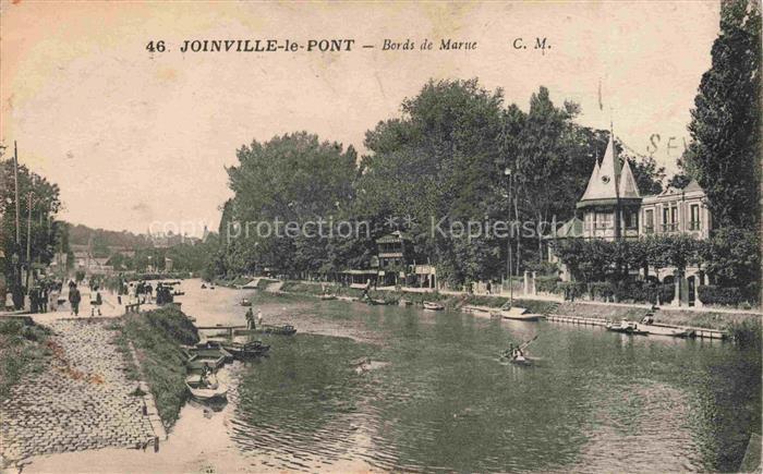 Joinville-le-Pont Nogent-sur-Marne 94 Val-de-Marne Aux bords de la Marne