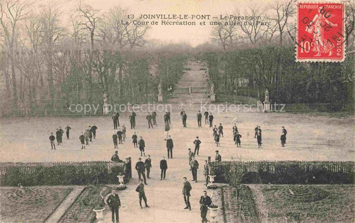 Joinville-le-Pont Nogent-sur-Marne 94 Val-de-Marne Le Parangon Cour de Récréatio