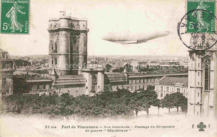 VINCENNES  Nogent-sur-Marne 94 Val-de-Marne Le Fort vue intérieure Passage du Di