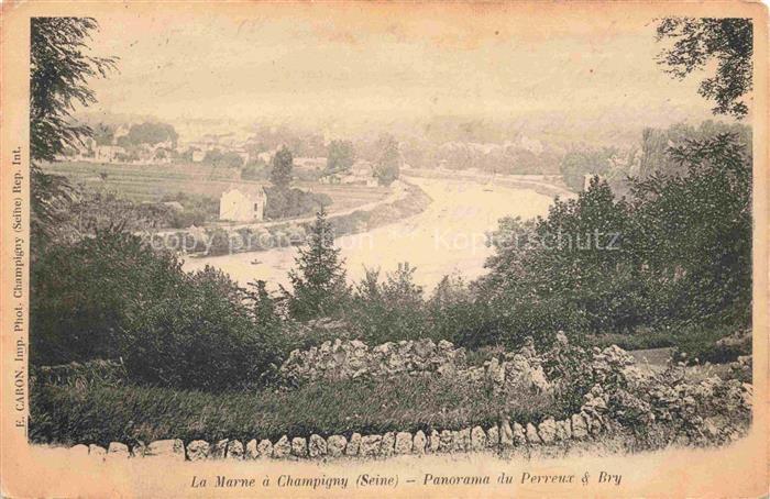Le Perreux-sur-Marne Nogent-sur-Marne 94 Val-de-Marne Panorama du Perreux et Bry