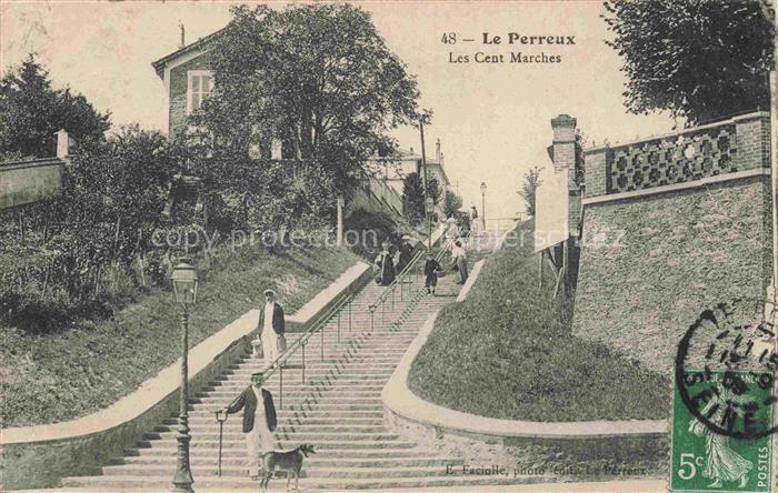 Le Perreux-sur-Marne Nogent-sur-Marne 94 Val-de-Marne Les cent marches Escalier