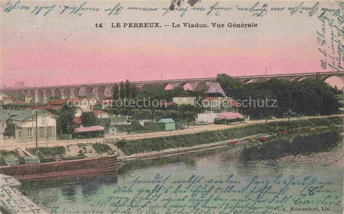 Le Perreux-sur-Marne Nogent-sur-Marne 94 Val-de-Marne Vue générale et le viaduc