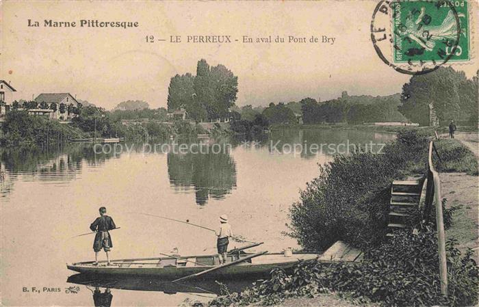 Le Perreux-sur-Marne Nogent-sur-Marne 94 Val-de-Marne En aval du Pont de Bry Col