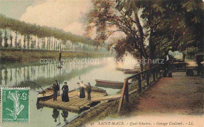 Saint-Maur Creteil 94 Val-de-Marne Quai Schaken Garage Coulumb