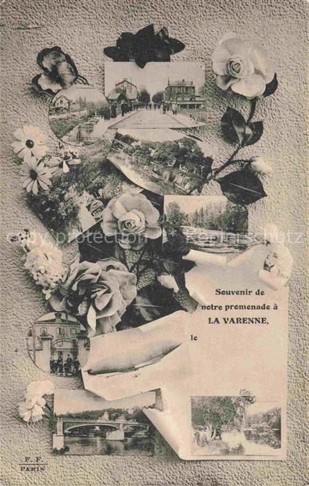 La Varenne Saint Hilaire CRETEIL 94 Val-de-Marne Souvenir de la promenade à La V