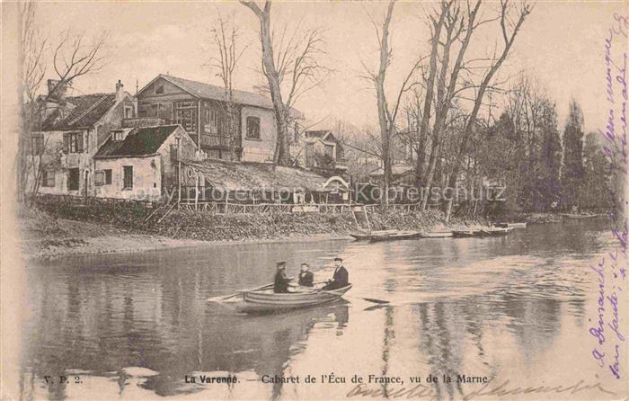 La Varenne Saint Hilaire CRETEIL 94 Val-de-Marne Cabaret de l'Ecu de France vu d