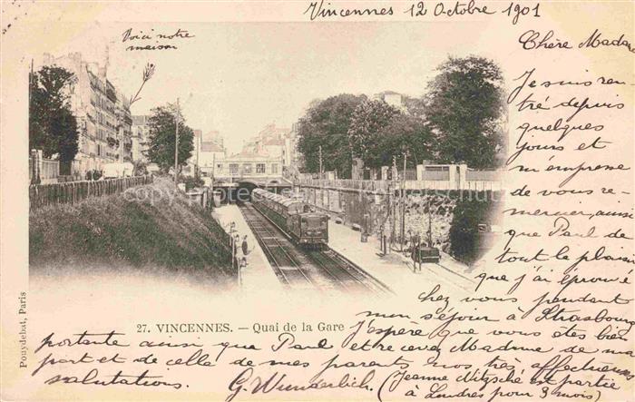VINCENNES  Nogent-sur-Marne 94 Val-de-Marne Quai de la Gare
