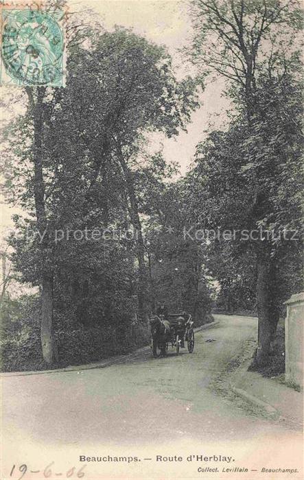 Beauchamps Beauchamp Pontoise 95 Val-d Oise Route d'Herblay