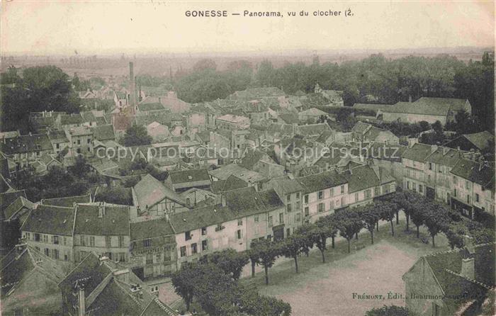 Gonesse Sarcelles 95 Val-d Oise Panorama vu du clocher