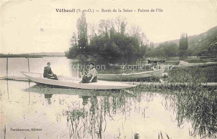Vetheuil  PONTOISE 95 Val-d Oise Bords de la Seine Pointe de l'Ile
