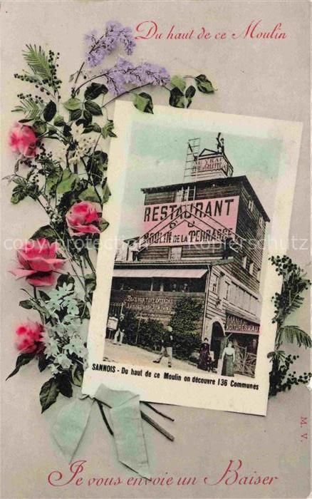 Sannois Argenteuil 95 Val-d Oise Restaurant Moulin de la Terrasse des fleurs