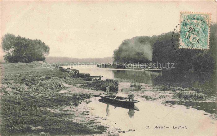 Meriel Pontoise 95 Val-d Oise Le port
