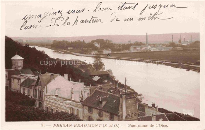 Persan-Beaumont PONTOISE 95 Val-d Oise Panorama de l'Oise