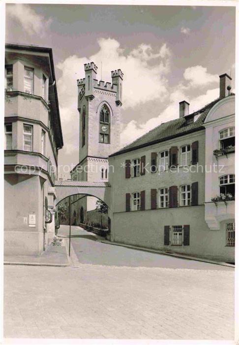 Wangen Allgaeu Bayern Motiv Altstadt Turm