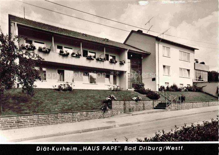 BAD DRIBURG NRW Diaet-Kurheim Haus Pape