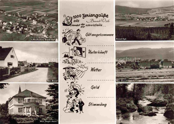 Brand Oberpfalz Tirschenreuth Bayern Panorama Luftaufnahme Neu-Brand Max-Reger-H