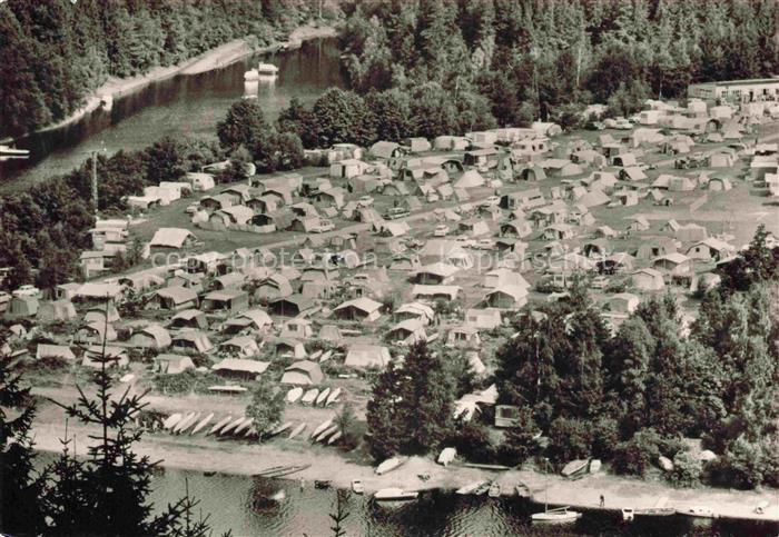 Linkenmuehle Goessitz Thueringen Zeltplatz an der Hohenwartetalsperre