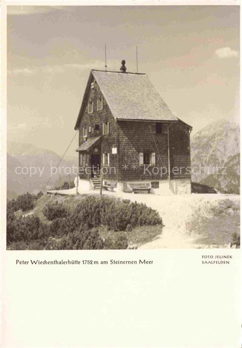 Saalfelden Steinernes Meer Pinzgau-Pongau AT Peter Wiechenthalerhuette am Steine