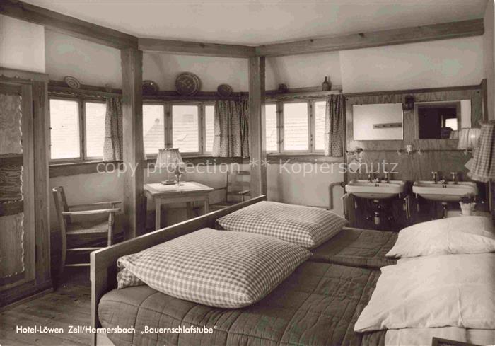 Zell Harmersbach BW Hotel Loewen Bauernschlafstube