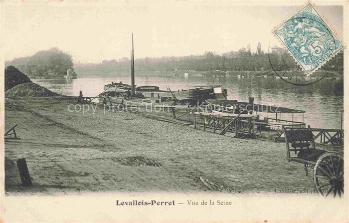 LEVALLOIS-PERRET 92 Hauts-de-Seine Vue de la Seine