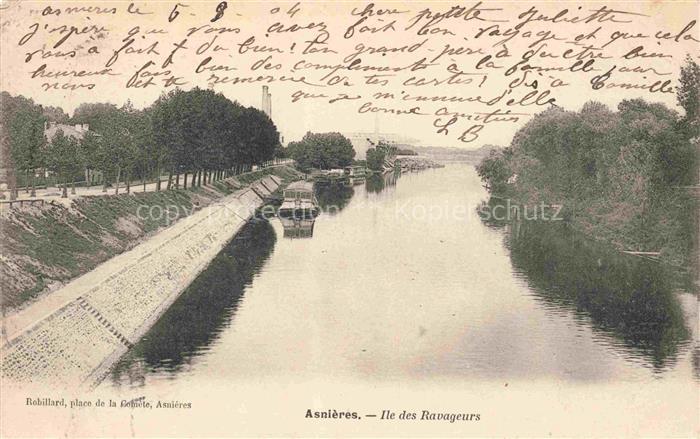 ASNIERES 92-SUR SEINE Hauts-de-Seine Ile des Ravageurs