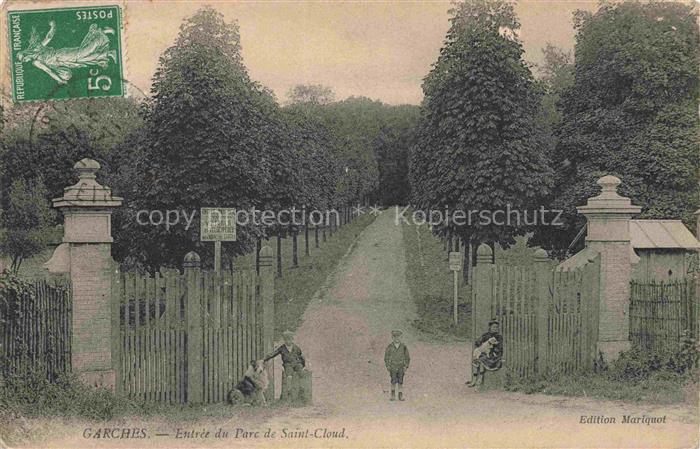 Garches NANTERRE 92 Hauts-de-Seine Entré du Parc de Saint-Cloud