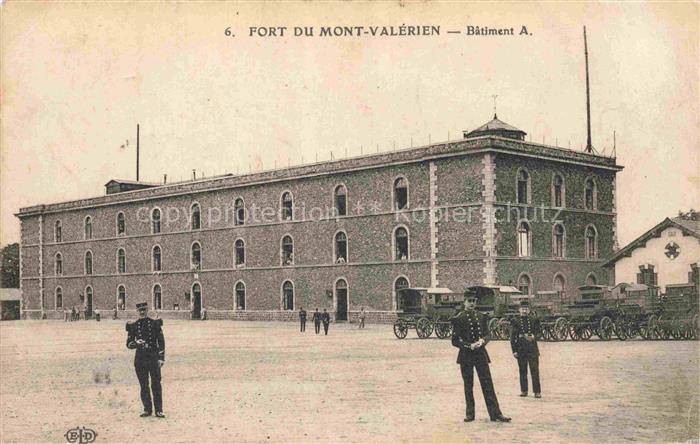Fort du Mont-Valerien Nanterre 92 Hauts-de-Seine Bâtiment A. Feldpost