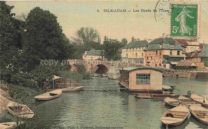 Isle-Adam Pontoise 95 Val-d Oise Les bords de l'Oise
