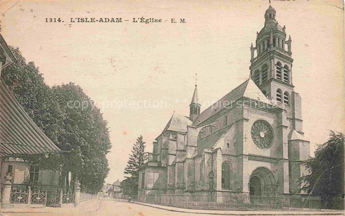 L Isle-Adam PONTOISE 95 Val-d Oise Eglise Kirche