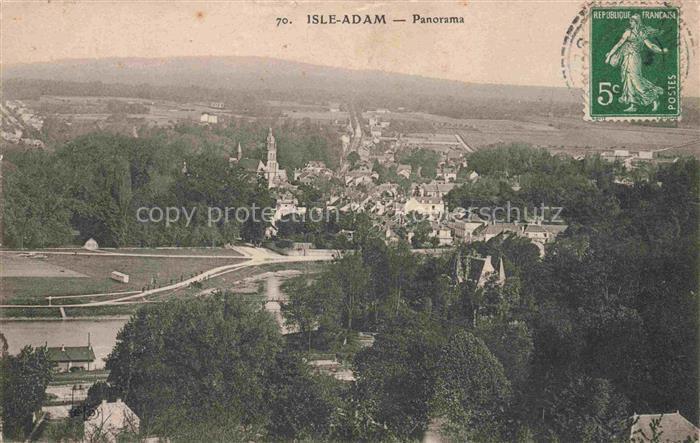 Isle-Adam Pontoise 95 Val-d Oise Panorama
