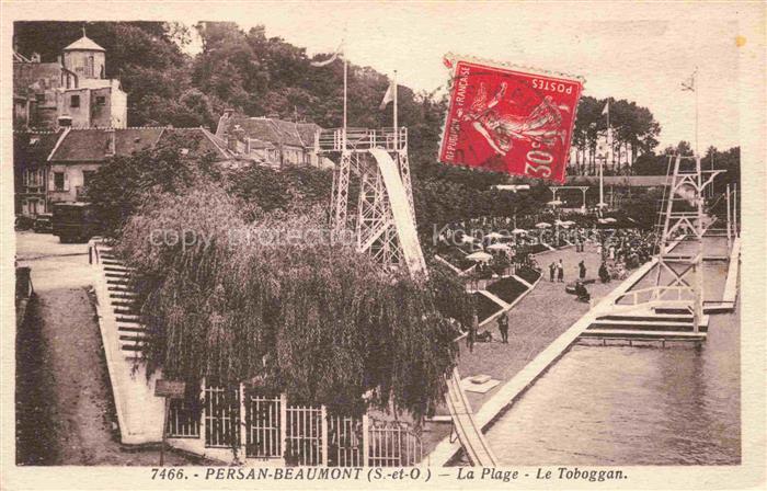 Persan-Beaumont PONTOISE 95 Val-d Oise La plage Le Toboggan