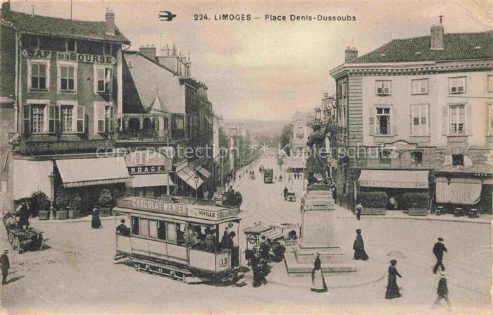 LIMOGES 87 Haute-Vienne Place Denis-Dussoubs Tram
