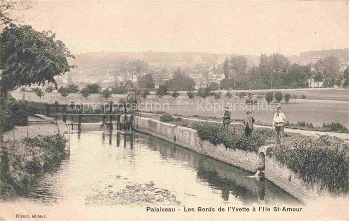 PALAISEAU 91 Essonne Les bords de l'Yvette à l'Ile St. Amour