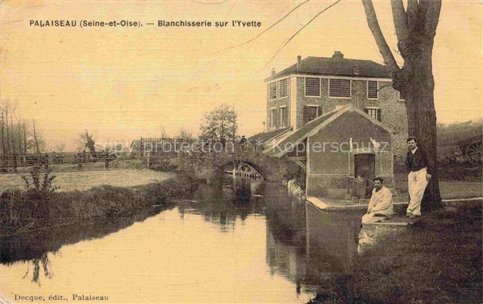 PALAISEAU 91 Essonne Blanchisserie sur l'Yvette