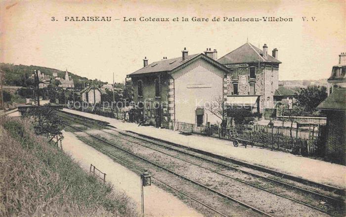 PALAISEAU 91 Essonne Les Coteaux et la Gare de Palaiseau-Villebon