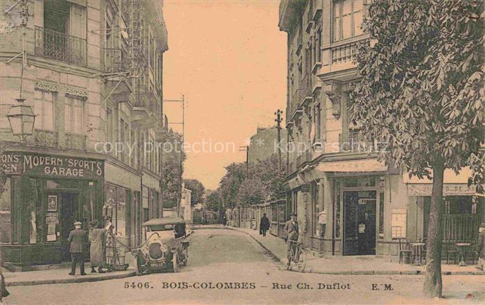 BOIS-COLOMBES 92 Hauts-de-Seine Rue Ch. Duflot