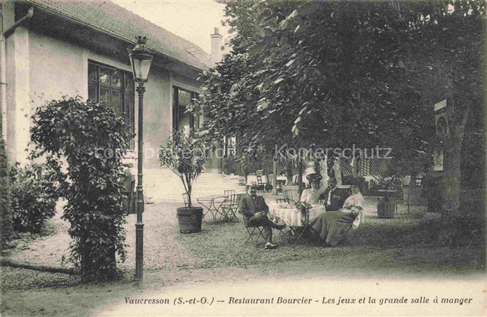 Vaucresson Boulogne-Billancourt 92 Hauts-de-Seine Restaurant Bourcier les jeux e
