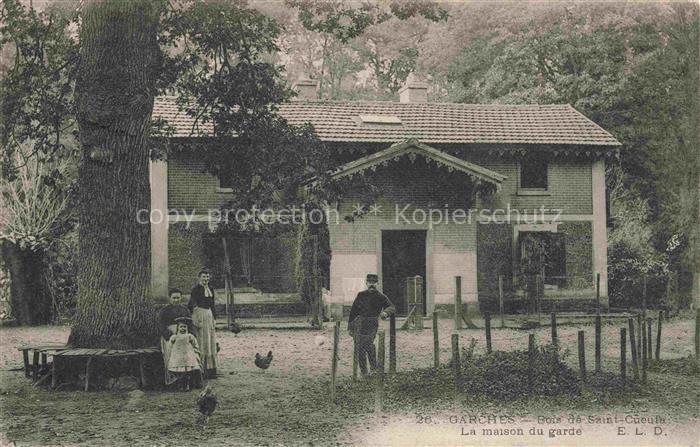Garches NANTERRE 92 Hauts-de-Seine Bois de Saint-Cucufa la Maison du Garde