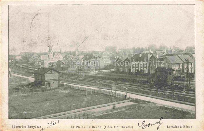 BECON-LES-BRUYERES Nanterre 92 Hauts-de-Seine La Plaîne de Bécon