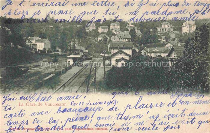 Vaucresson Boulogne-Billancourt 92 Hauts-de-Seine La gare