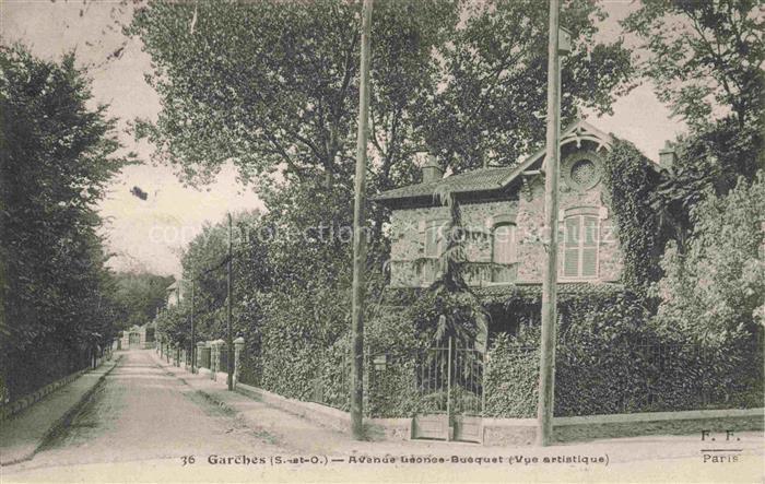 Garches NANTERRE 92 Hauts-de-Seine Avenue Léonce-Buequet vue artistique