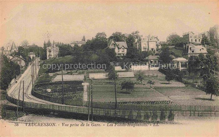 Vaucresson Boulogne-Billancourt 92 Hauts-de-Seine Les Fonds-Huguenots vue prise