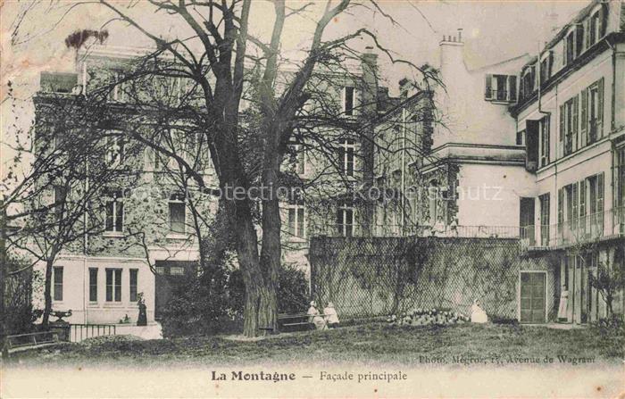 La Montagne COURBEVOIE 92 Hauts-de-Seine Ancienne Couvent Facade principale