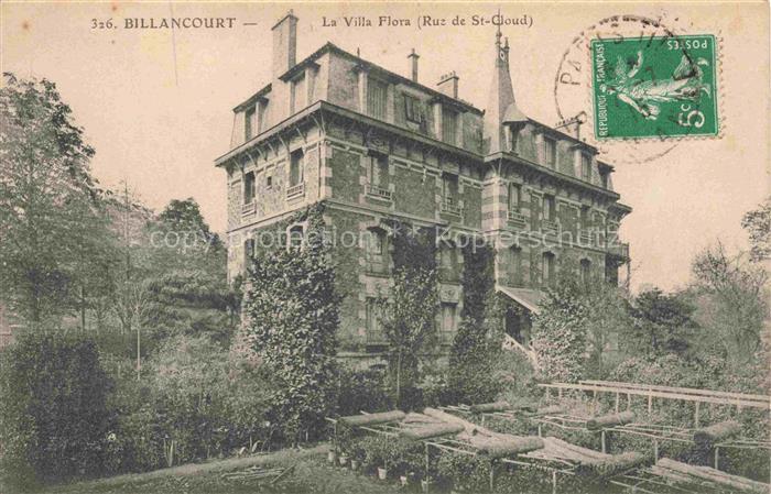 Billancourt 92-BOULOGNE-BILLANCOURT La Villa Flora Rue de St. Cloud