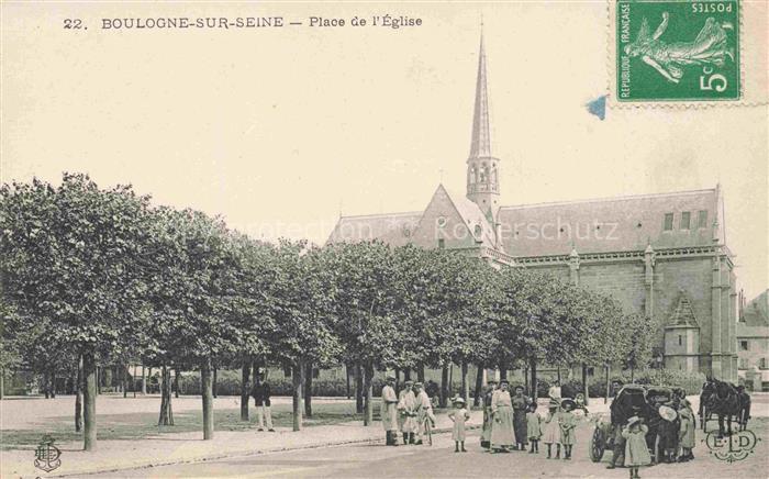 BOULOGNE-SUR-SEINE BOULOGNE-BILLANCOURT 92 Place de l'Eglise