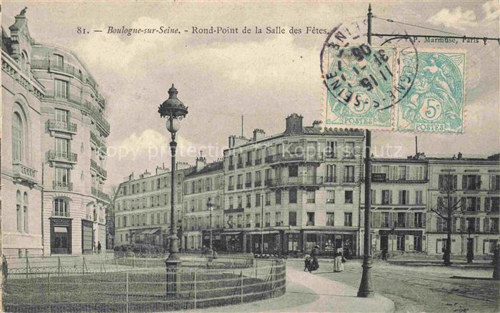 BOULOGNE-SUR-SEINE BOULOGNE-BILLANCOURT 92 Rond-Point de la Salle des Fêtes