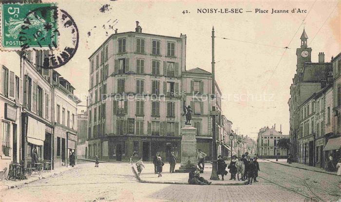Noisy-le-Sec Bobigny 93 Seine-Saint-Denis Place Jeanne d'Arc