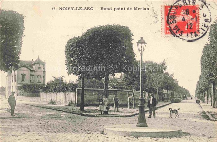 Noisy-le-Sec Bobigny 93 Seine-Saint-Denis Rond point de Merlan