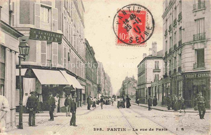 PANTIN Bobigny 93 Seine-Saint-Denis Rue de Paris