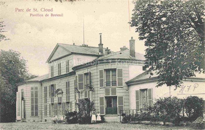 ST-CLOUD  NANTERRE 92 Hauts-de-Seine Pavillon de Breteuil au parc